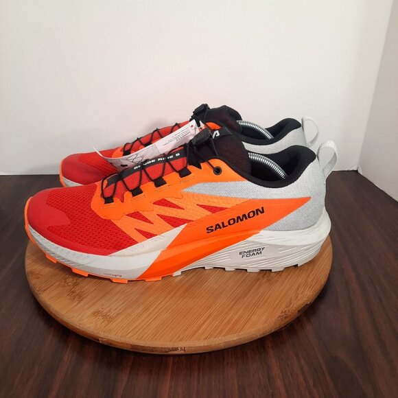 Salomon Sense Ride 5 Mens Size 11.5 Shoes Lunar Rock Trail Running Sneakers NEW main image 6